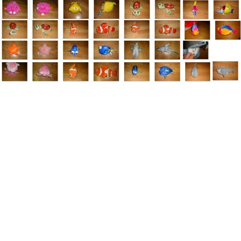 Big Lot of Nemo Plush Toys Finding Nemo